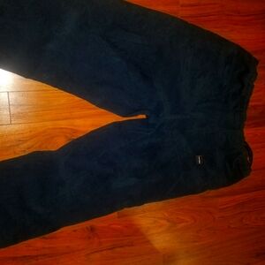 Volcom Men's Dark Blue Corduroy Pants
